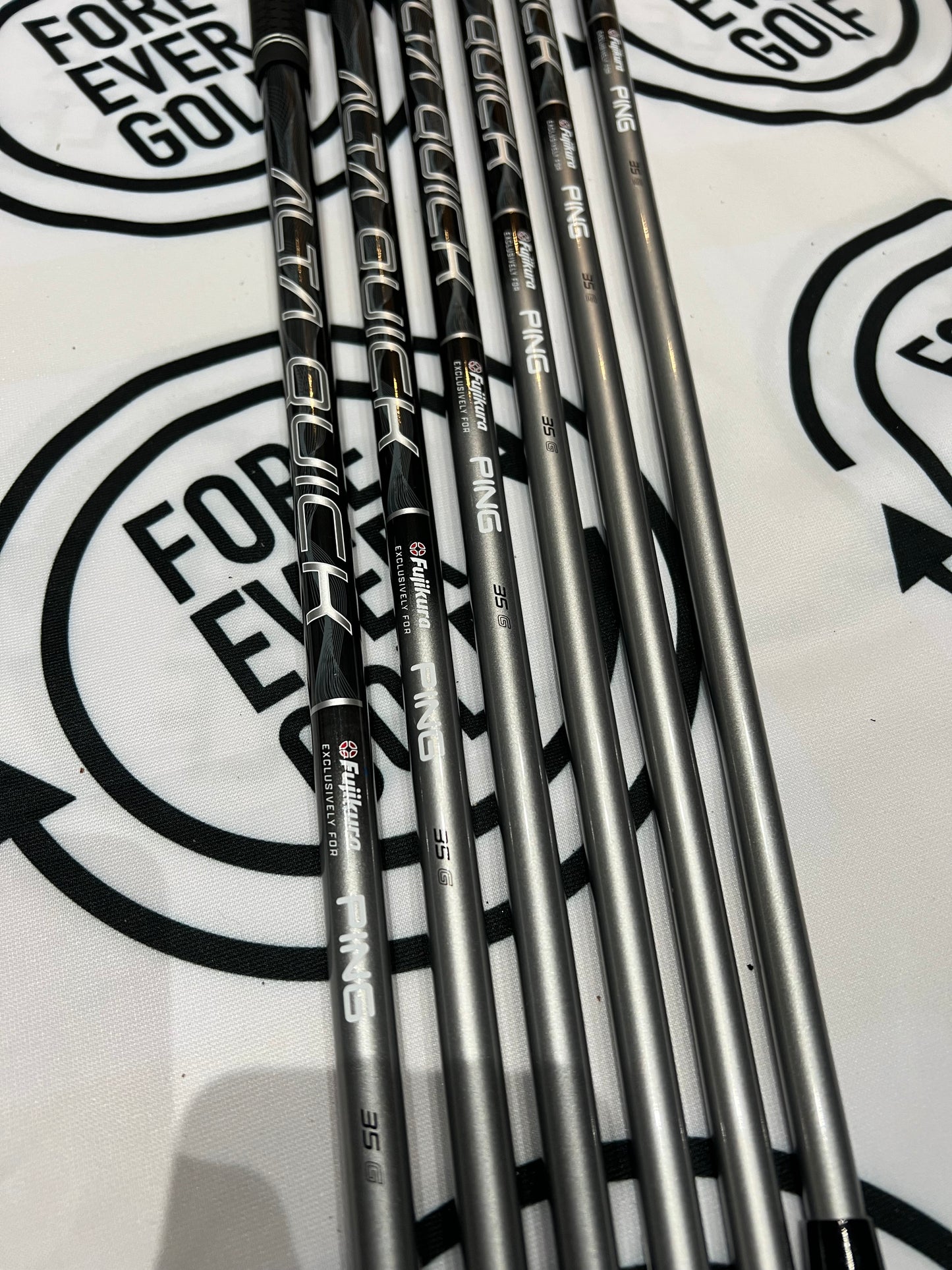 PING G440 IRONS / 6 - UW / Blue Dot / Mens RH / 35g Alta Quick Graphite Shafts