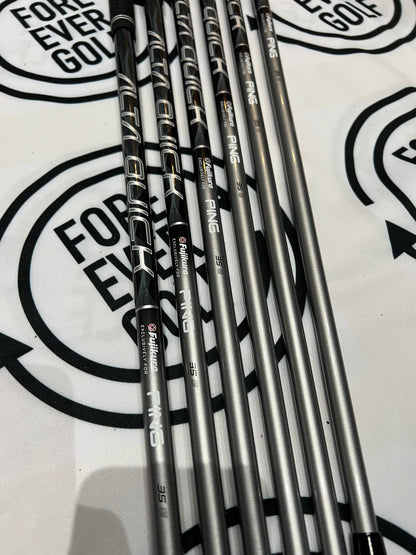 PING G440 IRONS / 6 - UW / Blue Dot / Mens RH / 35g Alta Quick Graphite Shafts