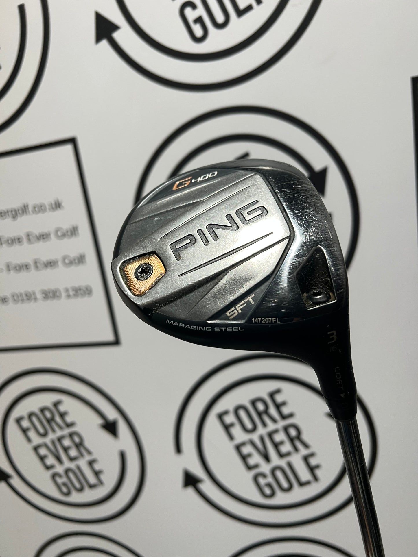 PING G400 SFT 3 WOOD / 16 Deg / RH / 55g Stiff Flex