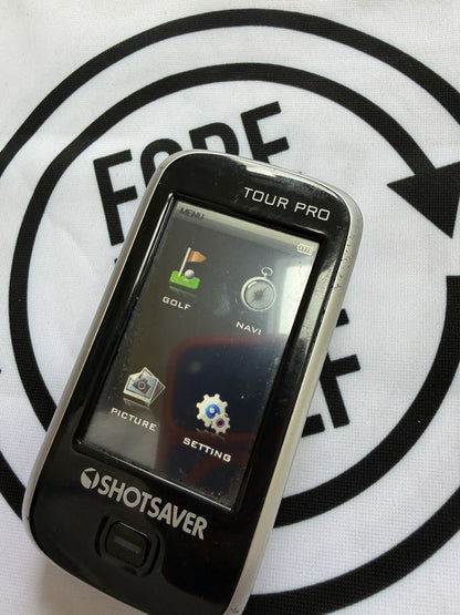 SNOOPER SHOT SAVER TOUR PRO GOLF GPS / HAND HELD / GOOD USED