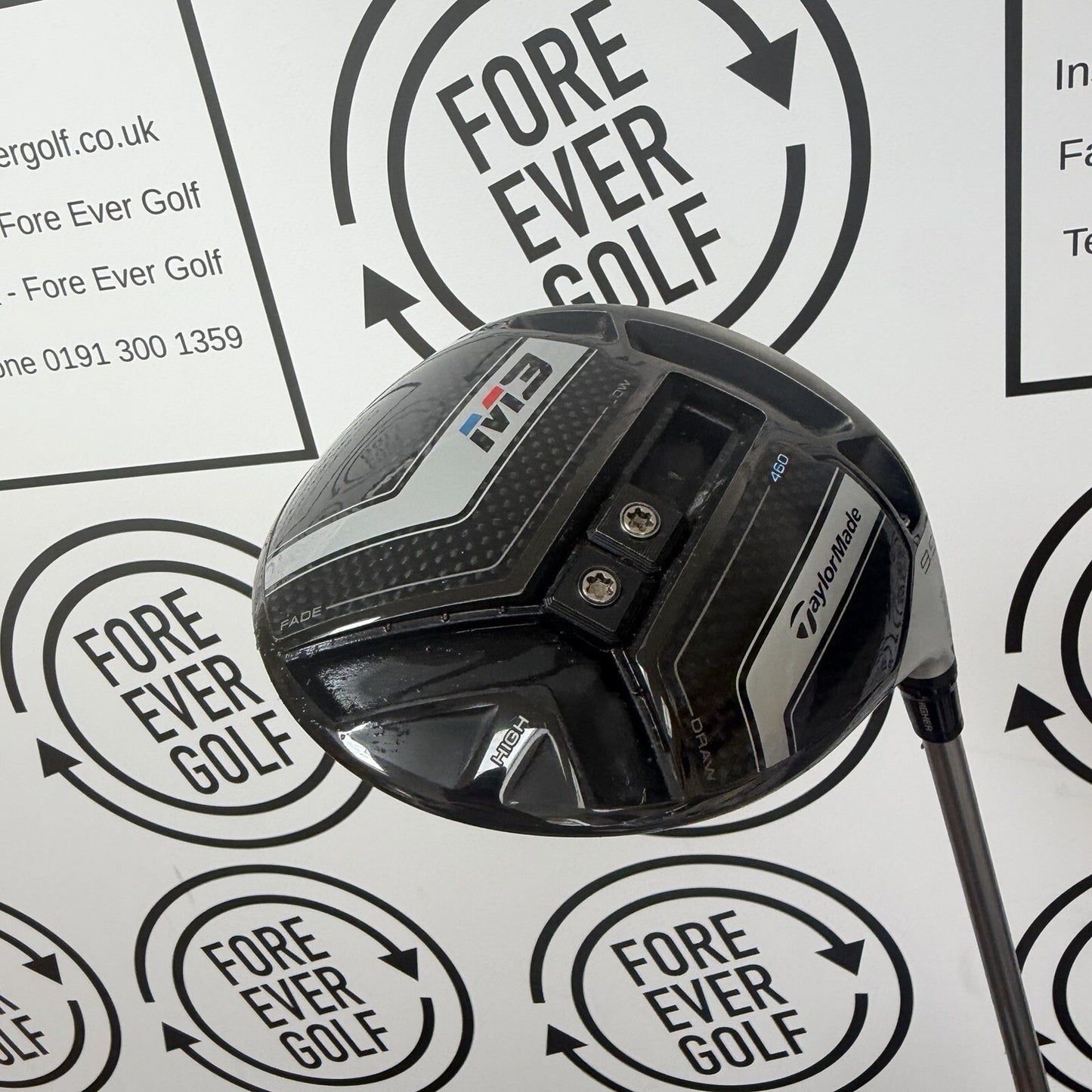 TAYLORMADE M3 DRIVER / 9.5 Deg / RH / 60g Stiff Flex / GOOD USED