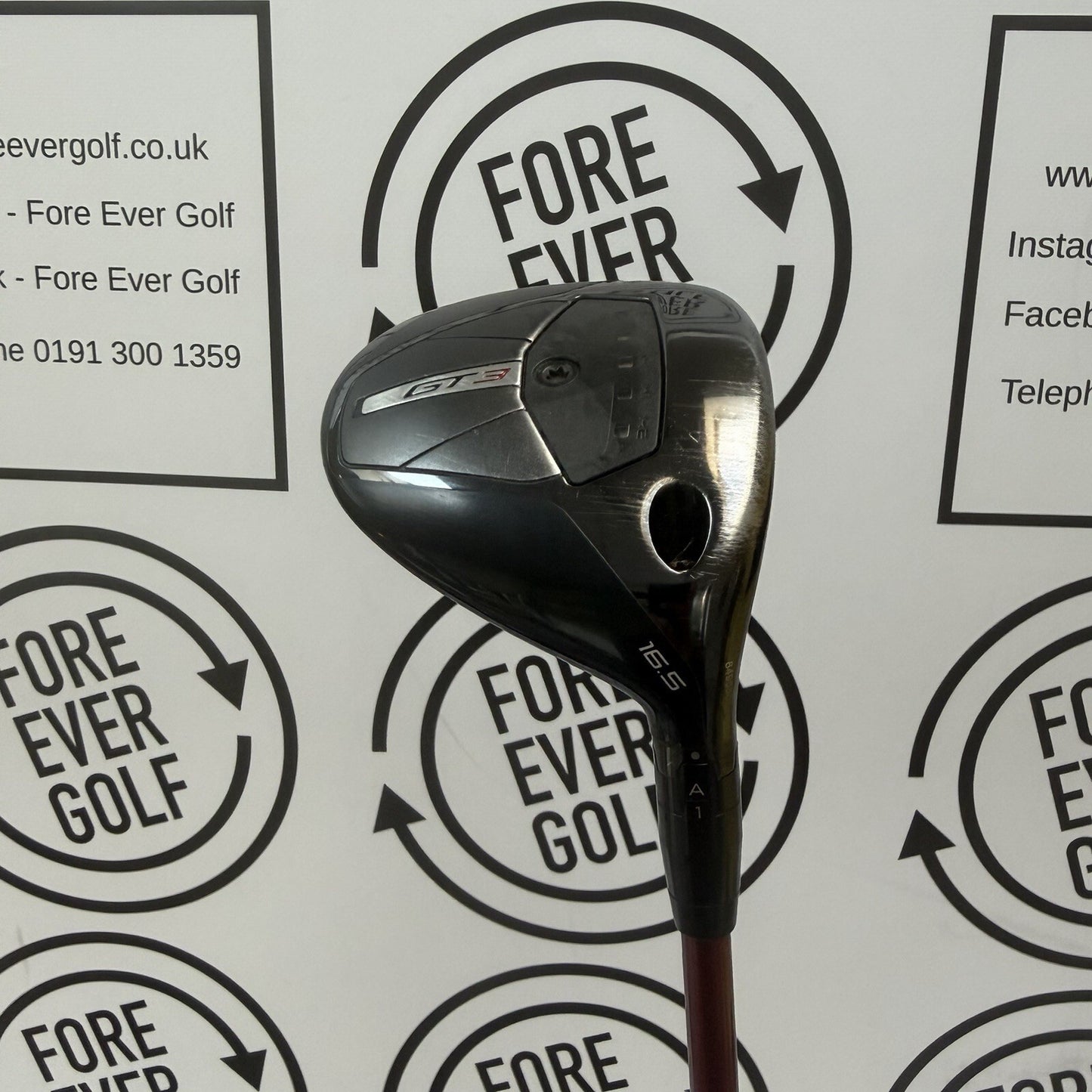 TITLEIST GT3 4 WOOD / 16.5 Deg / 50g Reg Flex (5.0) / Mens RH / V.GOOD USED