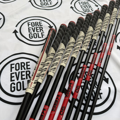 AVODA COMBO LENGTH IRONS / 4- PW + GW + SW + LW / RH / 90g Stiff KBS TGI