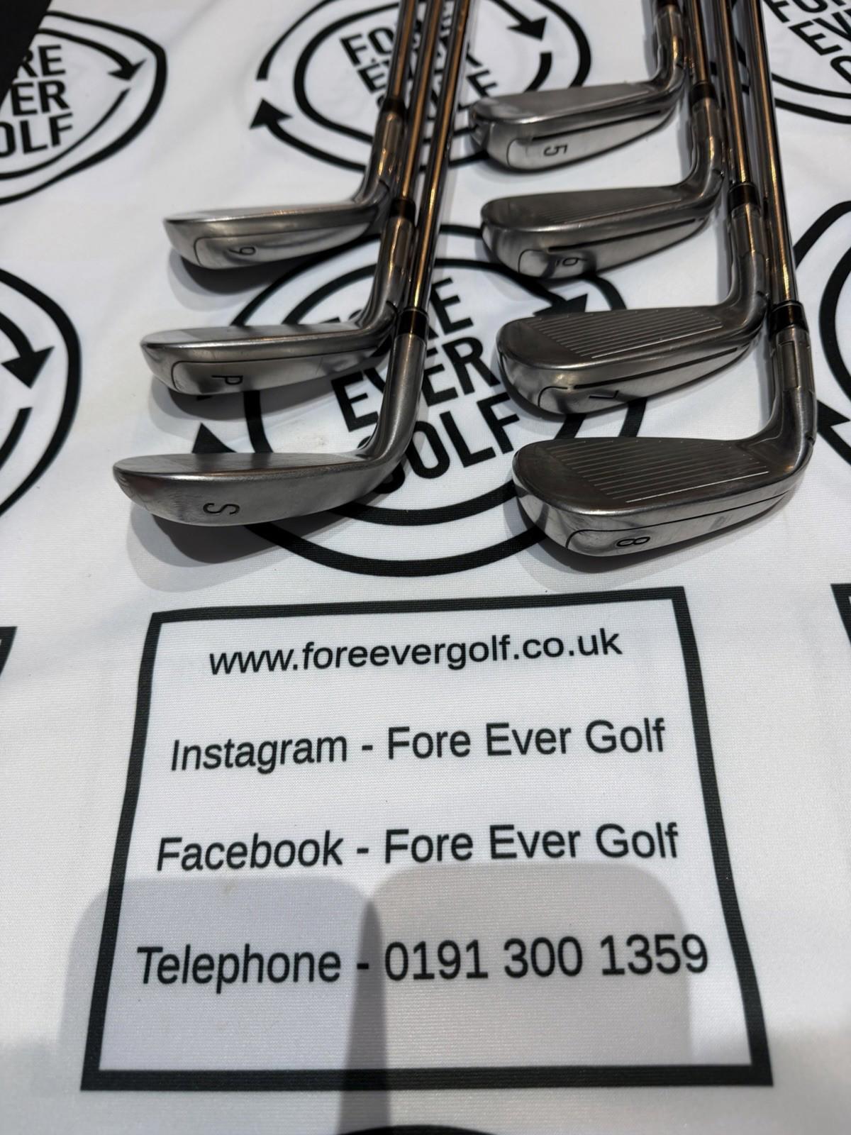 TAYLORMADE M6 IRONS / 5 - SW / Mens RH / 85g Reg Flex / GOOD USED