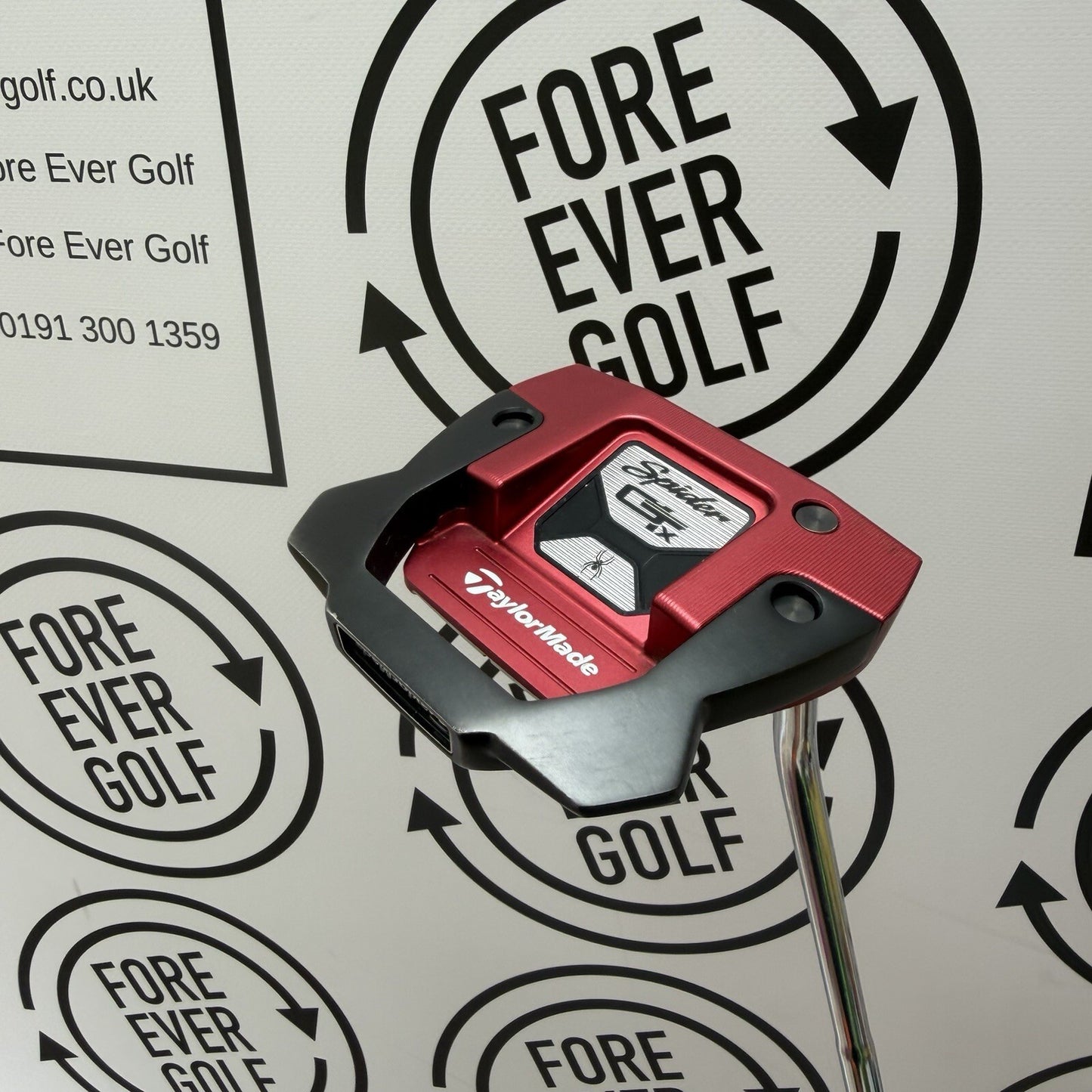 TAYLORMADE SPIDER GTX PUTTER / 34” / Red / Mens RH / V.GOOD USED