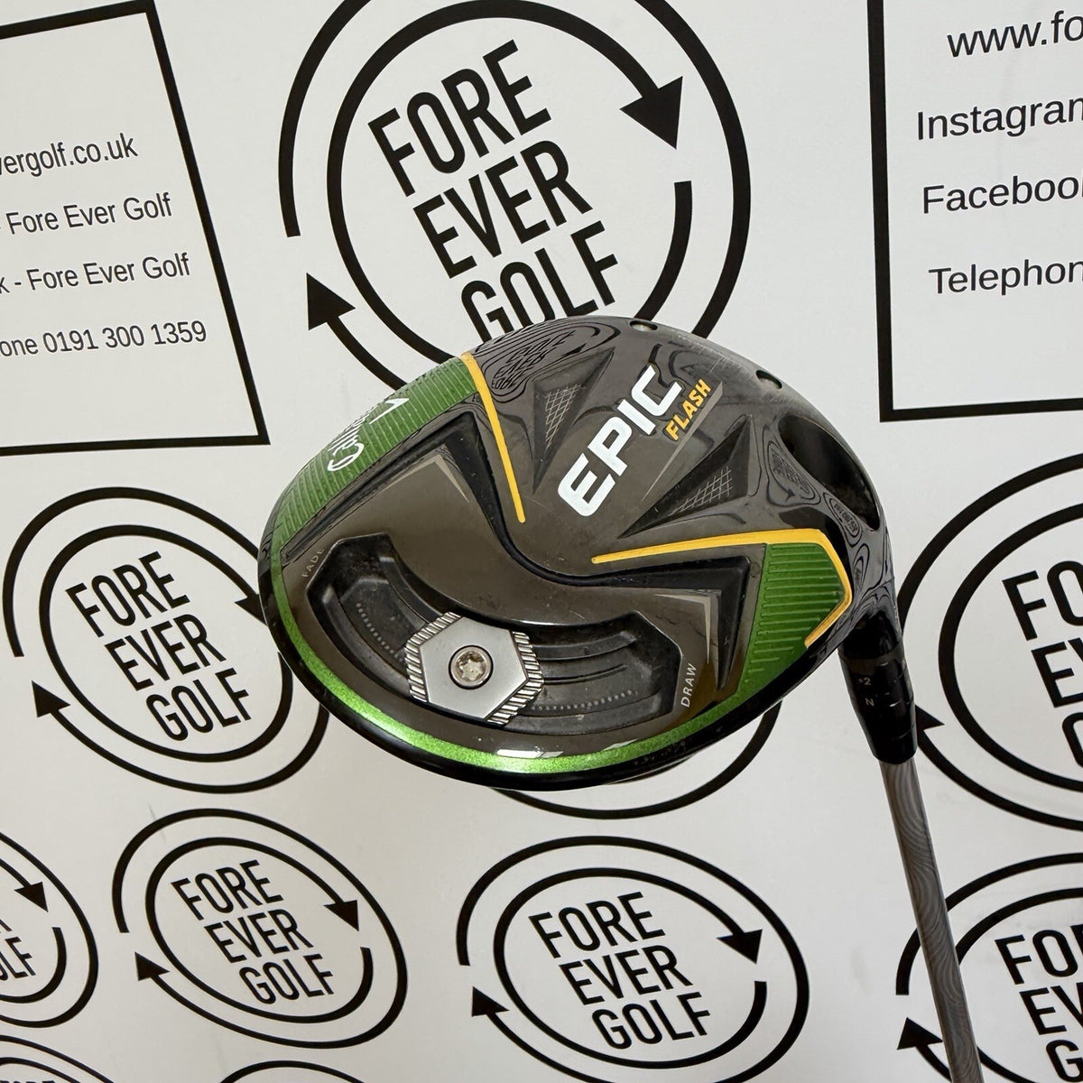 CALLAWAY EPIC FLASH DRIVER / 10.5 Deg / Mens RH / 55g Reg Flex / MINT USED