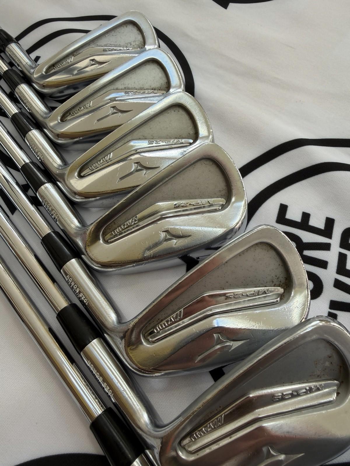 MIZUNO MP-25 IRONS / 4 - PW / Mens RH / Regular Flex / GOOD USED