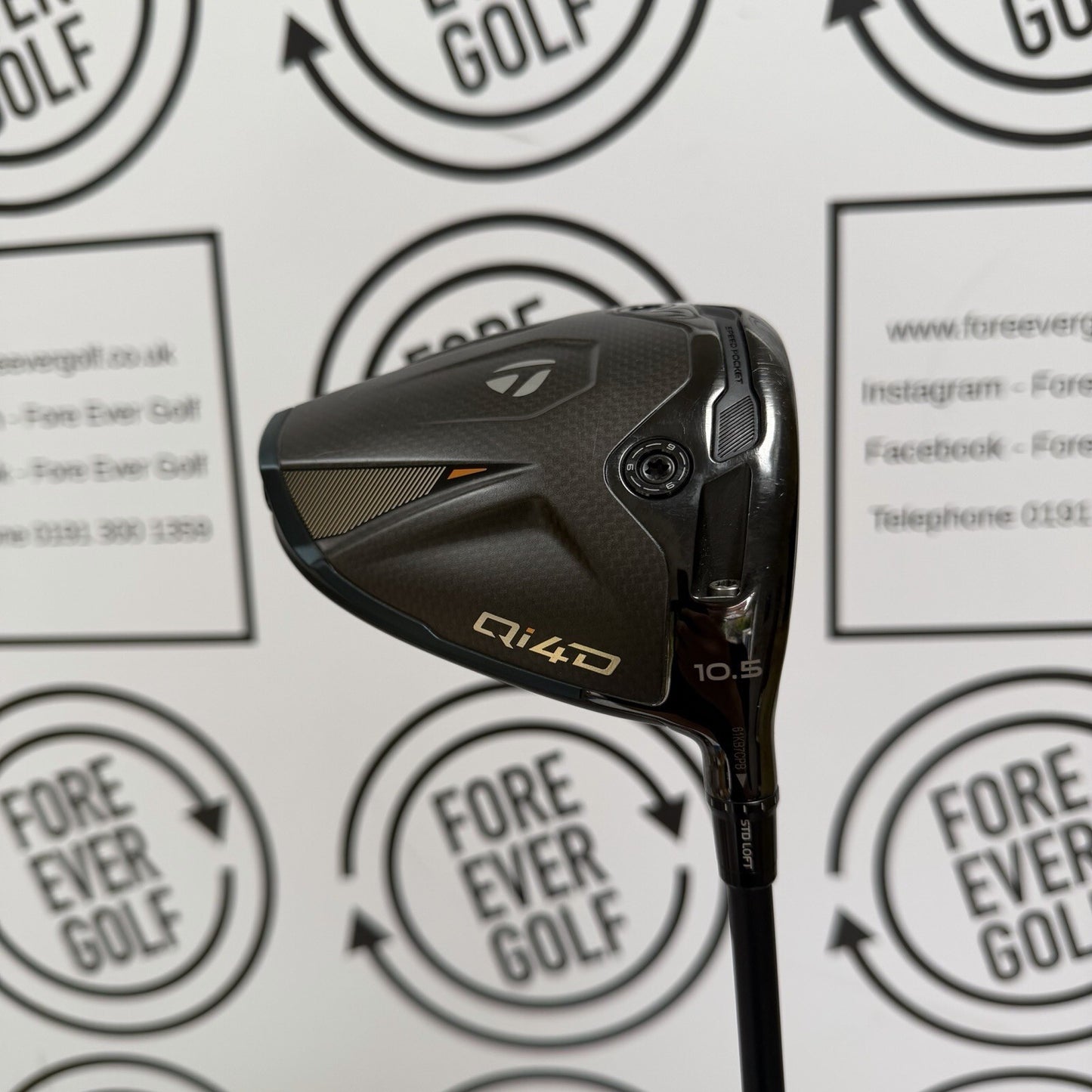 TAYLORMADE Qi4D DRIVER / 10.5 Degree / RH / 60g Stiff Flex / V.GOOD USED