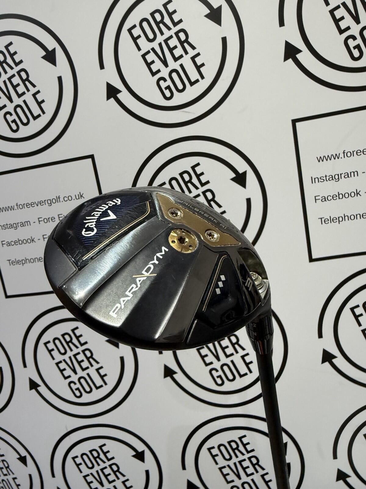 CALLAWAY PARADYM TRIPLE DIAMOND 3 WOOD / 15 Deg / RH / 75g Stiff Flex / V.GOOD