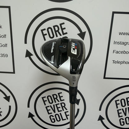 TAYLORMADE M3 5 WOOD / 19 Deg / RH / 65g Reg Flex / GOOD USED