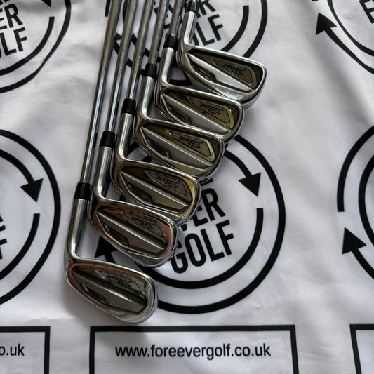 TITLEIST T100S (2019) IRONS / 5 - PW / Mens RH / 120g Stiff Flex / GOOD USED