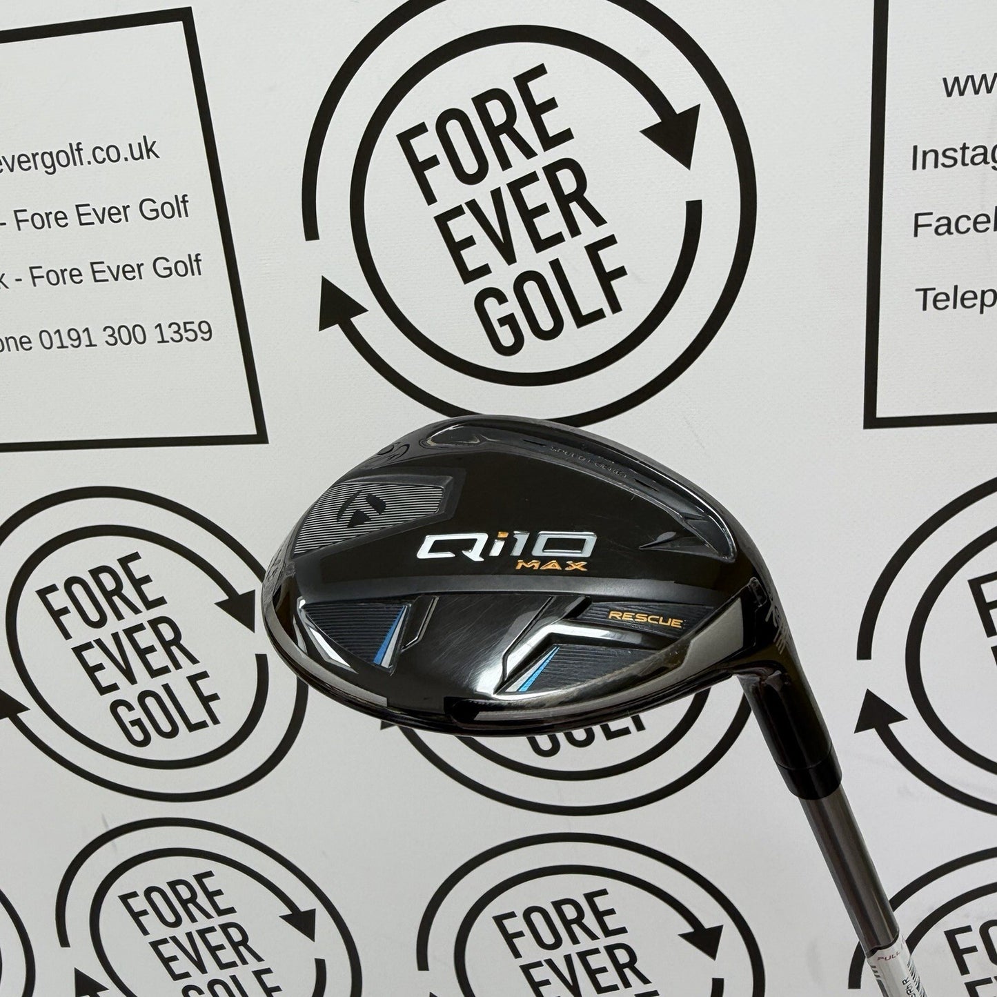 TAYLORMADE Qi10 MAX 7 HYBRID / 35 Degree / RH / 50g Reg Flex / V.GOOD USED