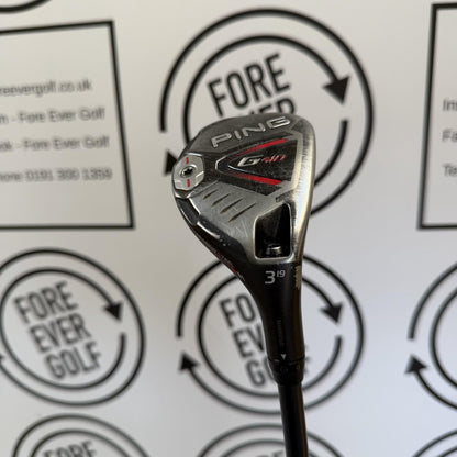 PING G410 3 HYBRID / 19 Degree / Mens RH / 70g Stiff Flex / GOOD USED
