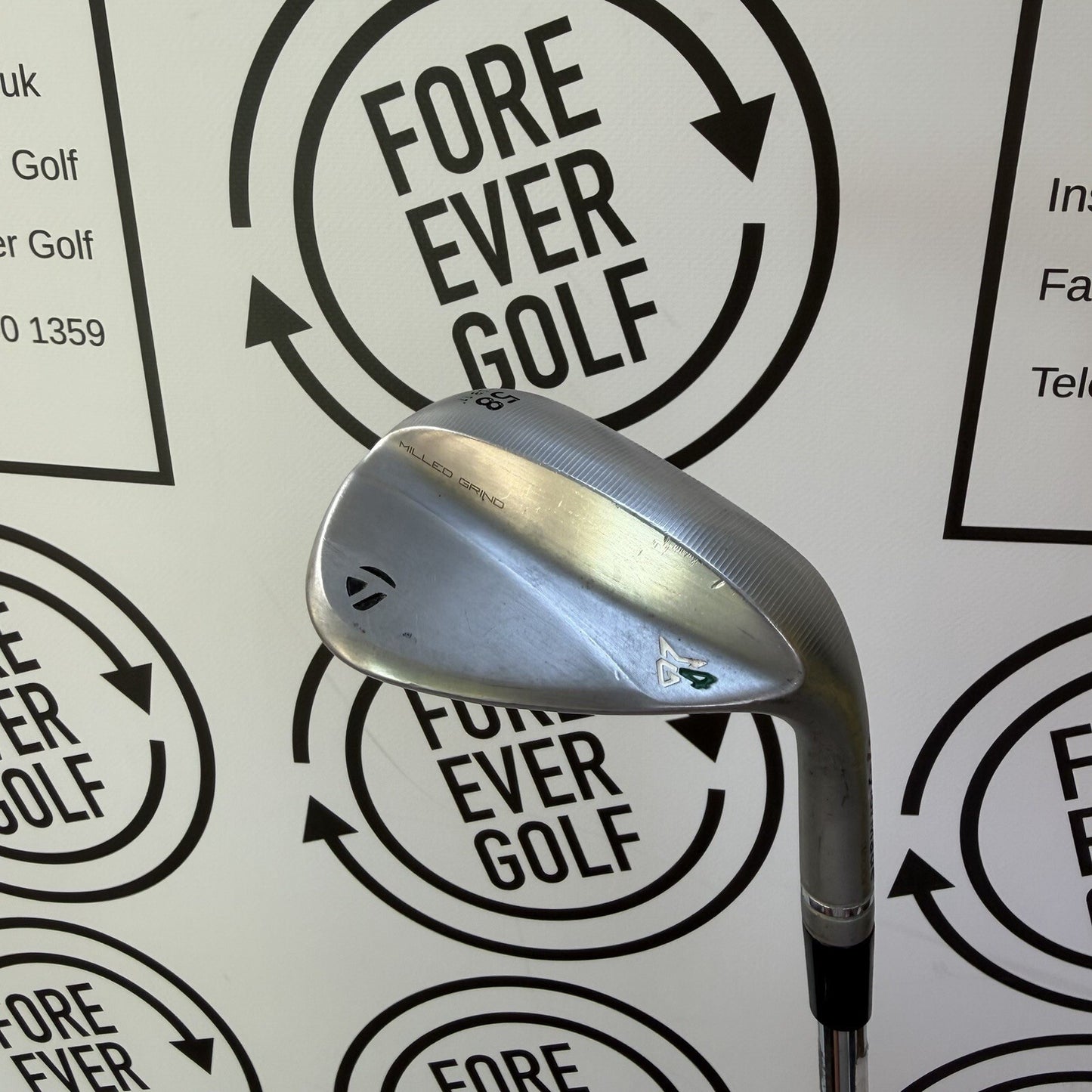 TAYLORMADE MG4 MILLED GRIND 4 LOB WEDGE (SB-11) / RH / Wedge Flex / V.GOOD