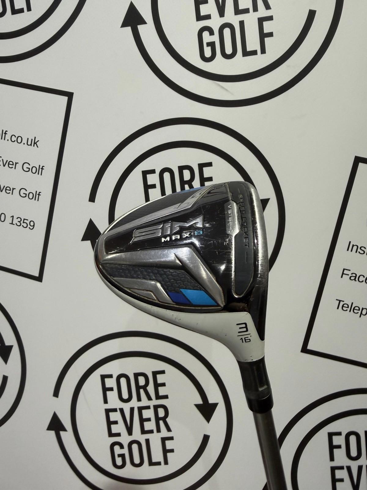 TAYLORMADE SIM MAX-D 3 WOOD / 16 Degree / RH / Regular Flex / OK USED