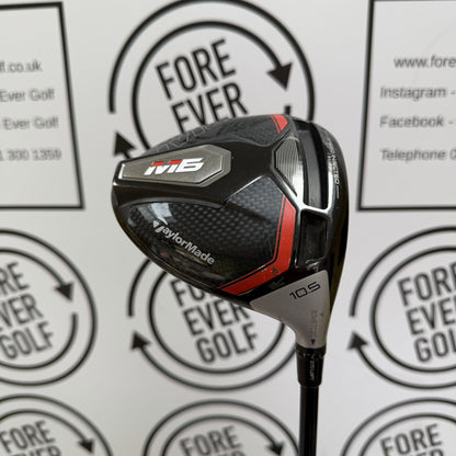 TAYLORMADE M6 DRIVER / 10.5 Deg / Mens RH / 50g Reg Flex / V.GOOD USED