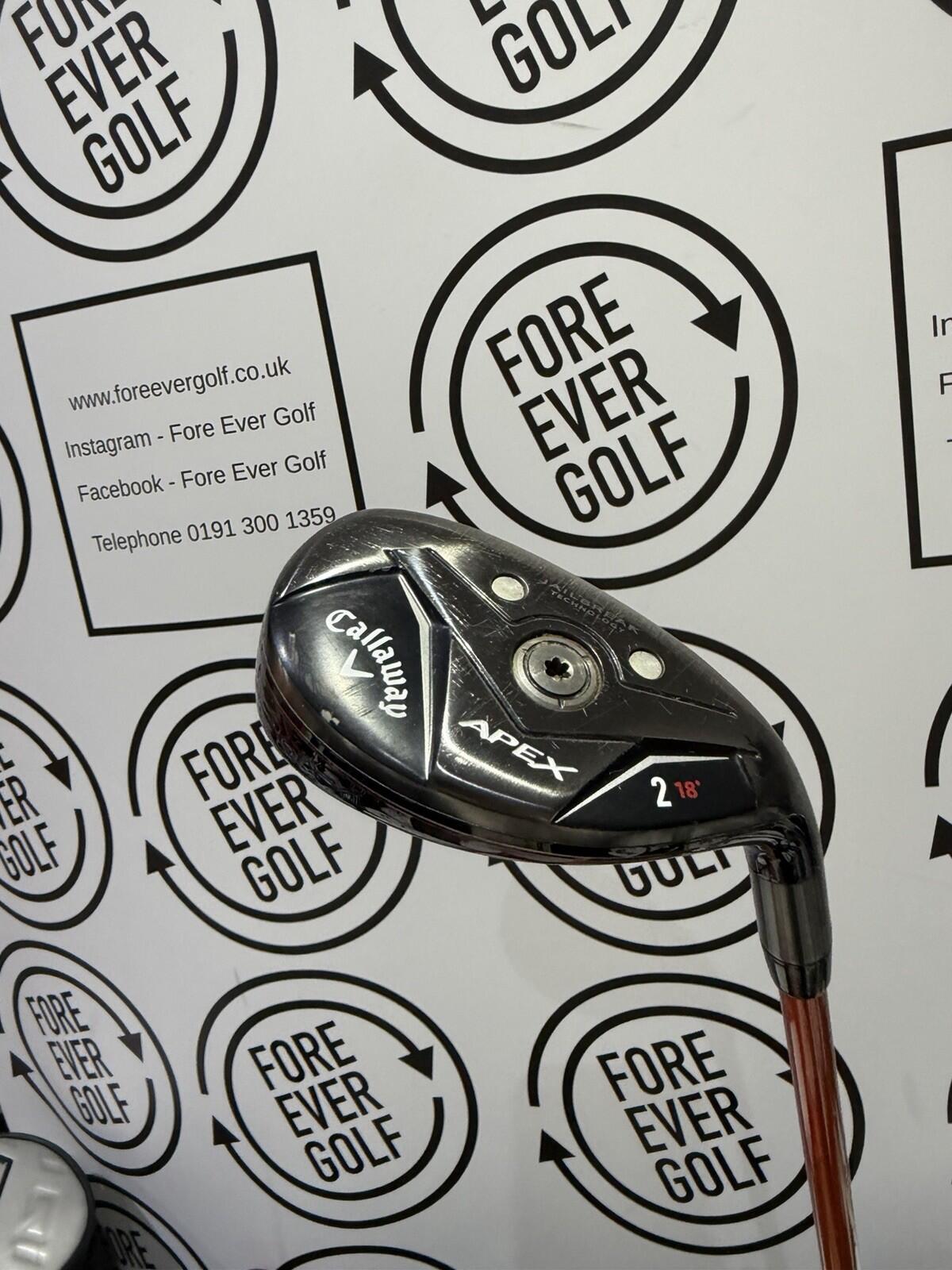 CALLAWAY APEX (‘19) 2 HYBRID / 18 Degree / RH / Graphite Design TOUR AD Di 95g X