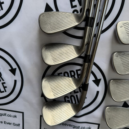 PING G SERIES IRONS / 5 - PW + SW + LW / Green Dot / RH / Reg Flex / GOOD USED