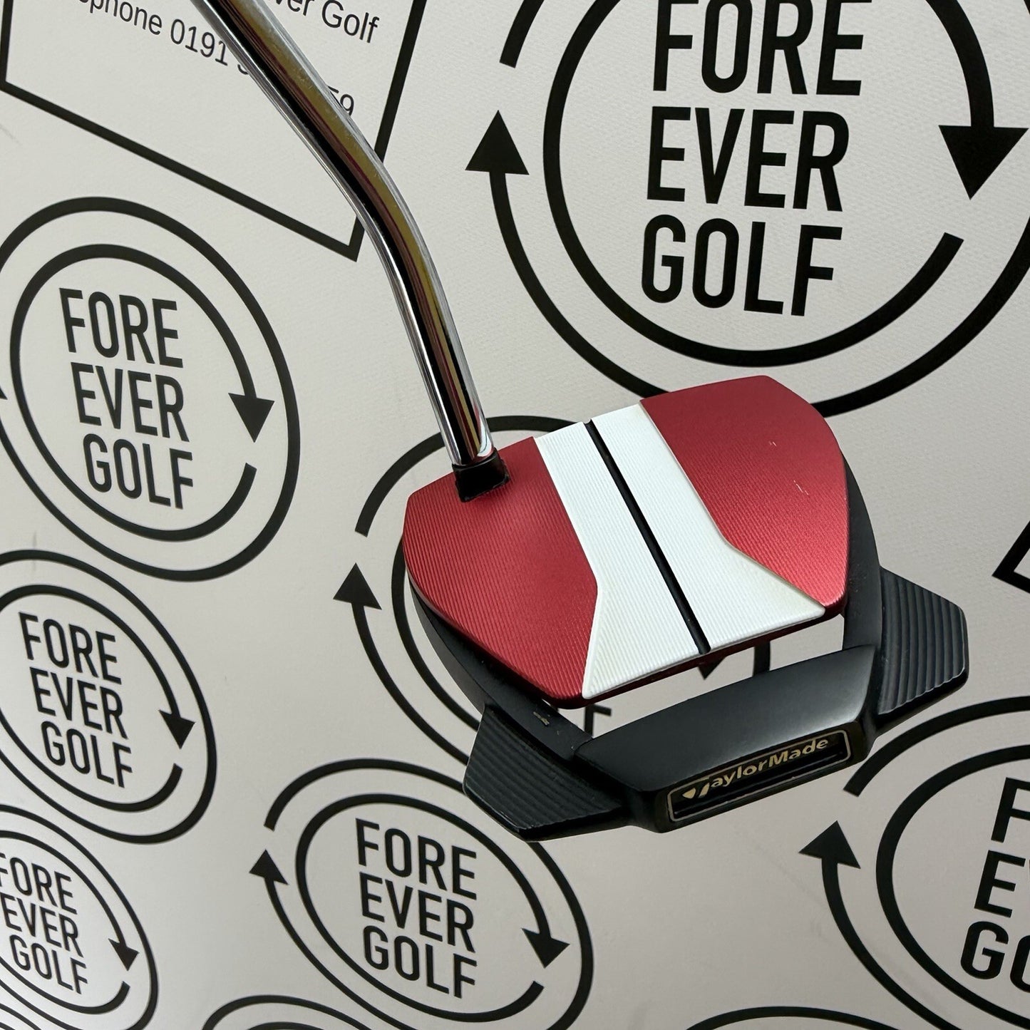 TAYLORMADE SPIDER GTX PUTTER / 34” / Red / Mens RH / V.GOOD USED