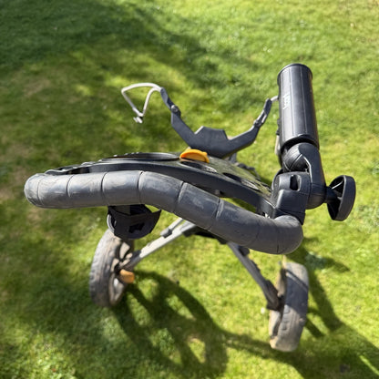 iCART ICARTEVO 3 WHEELED GOLF TROLLEY / Grey/Yellow / GOOD USED