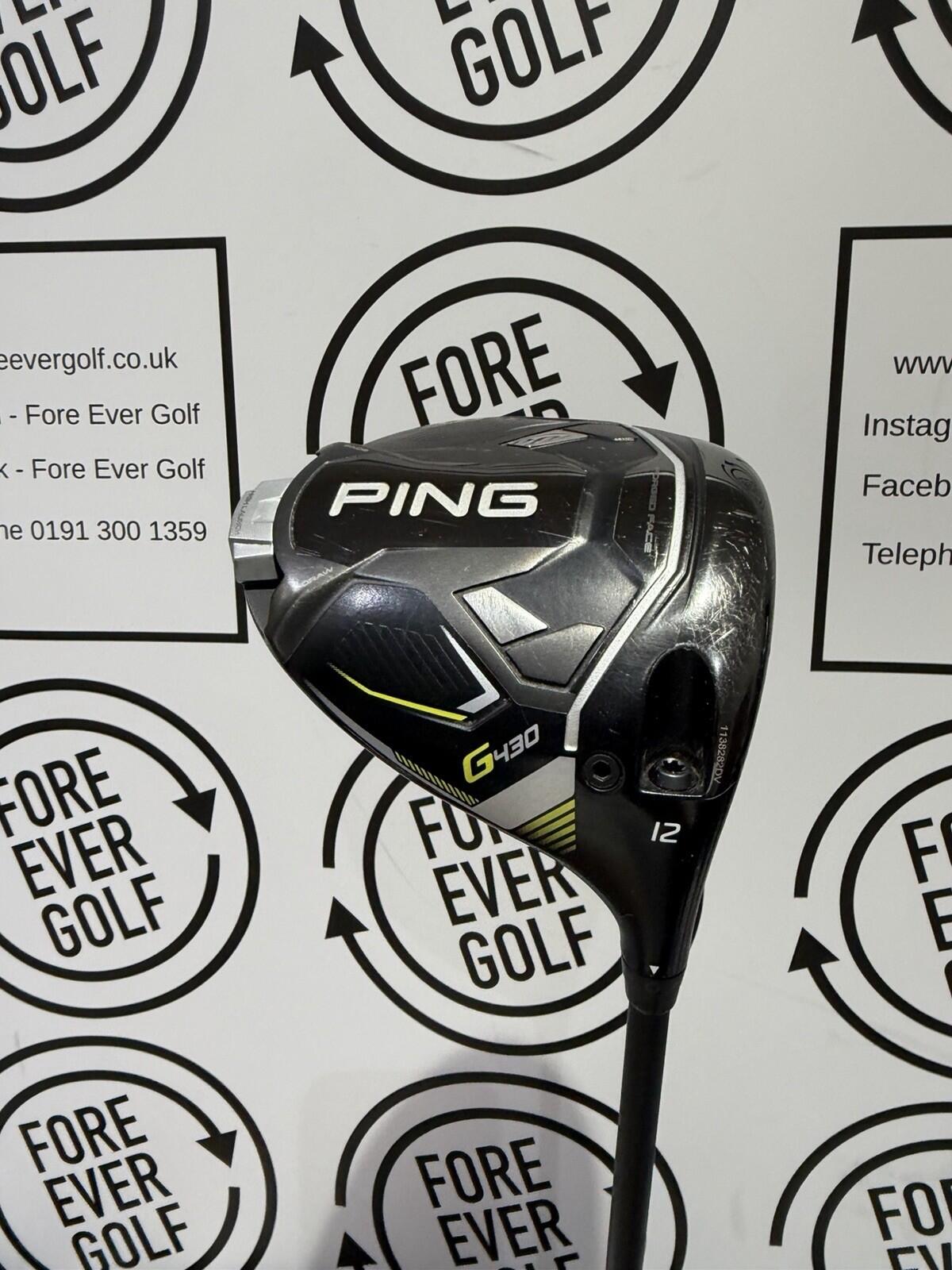 PING G430 MAX DRIVER / 12 Deg / Mens RH / 50g Stiff Flex / V.GOOD USED