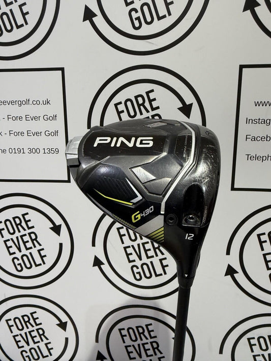 PING G430 MAX DRIVER / 12 Deg / Mens RH / 50g Stiff Flex / V.GOOD USED