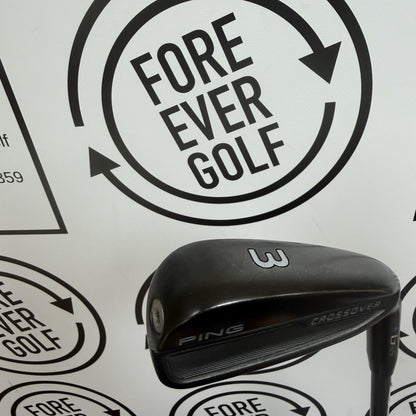 PING G425 CROSSOVER 3 IRON / Blue Dot / Mens RH / 70g Stiff Flex / GOOD USED