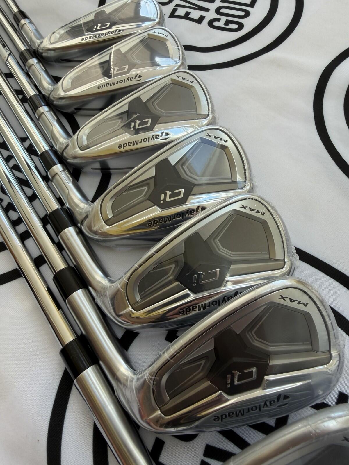 TAYLORMADE Qi MAX IRONS / 5 - SW / Mens RH / 85g Reg Flex / NEW