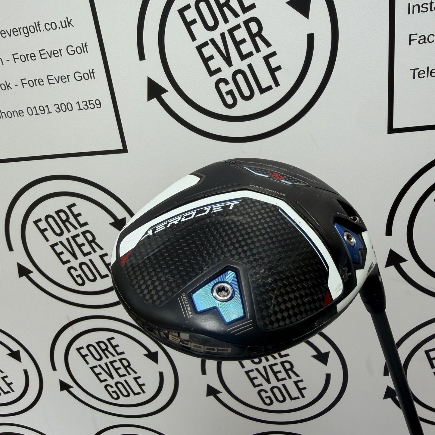 COBRA AEROJET MAX DRIVER / 12 Degree / RH / 60g X-Stiff Flex / SEE NOTES