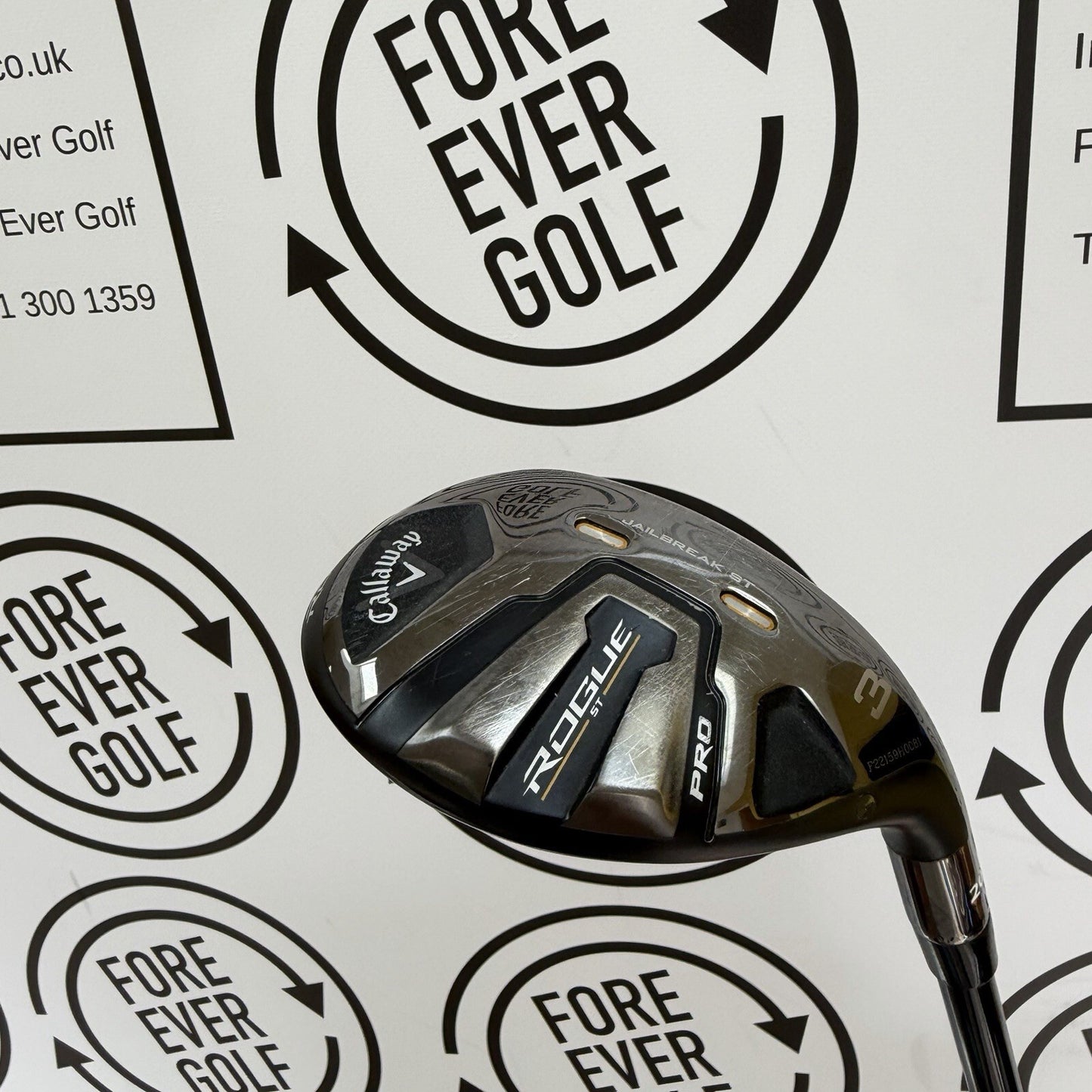 CALLAWAY ROGUE ST MAX PRO 3 HYBRID / 20 Deg / RH / 85g Stiff Flex / GOOD USED