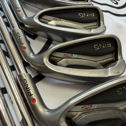 PING G25 IRONS / 5 - PW + SW / RH / Reg Flex / Red Dot / GOOD USED