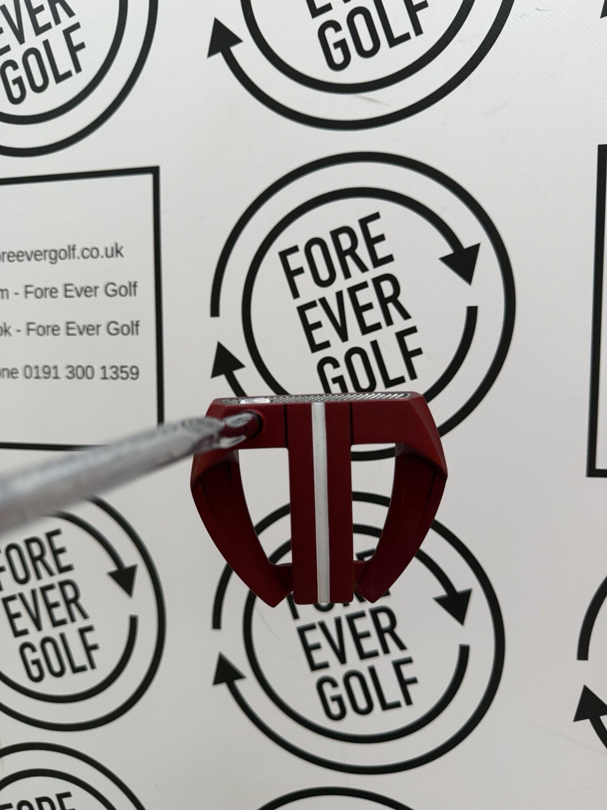 ODYSSEY O-WORKS RED MARXMAN PUTTER / RH / 34” / GOOD USED