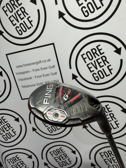 PING G410 4 HYBRID / 22 Degree / RH / 70g Reg Flex / GOOD USED