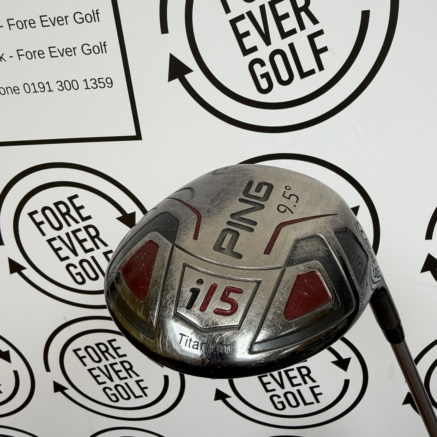 PING i15 DRIVER / 9.5 Deg / RH / 70g Stiff Flex / GOOD USED