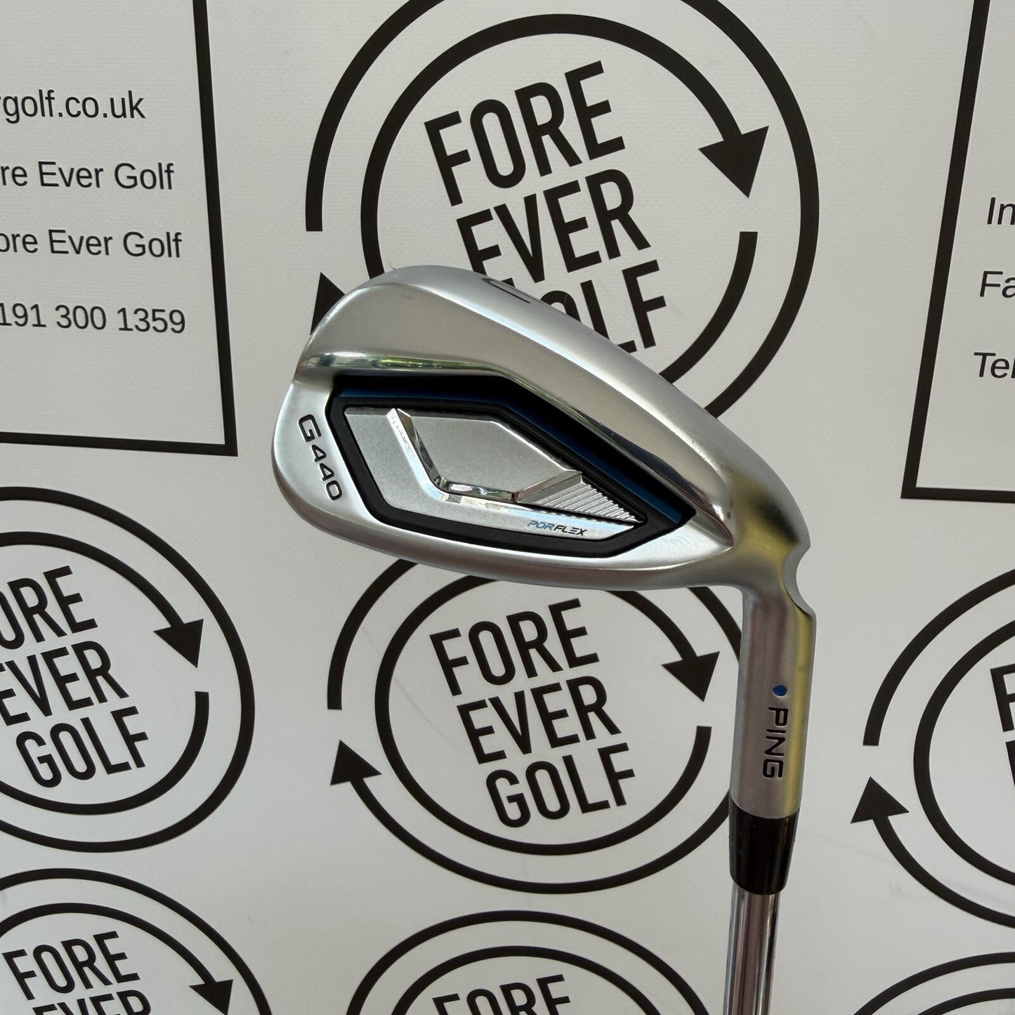 PING G440 UW GAP WEDGE / Blue Dot / Mens RH / 100g Stiff Flex / MINT USED
