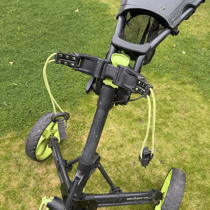 CLICGEAR MODEL 3.5+ GOLF PUSH TROLLEY / 3 Wheels / GOOD USED