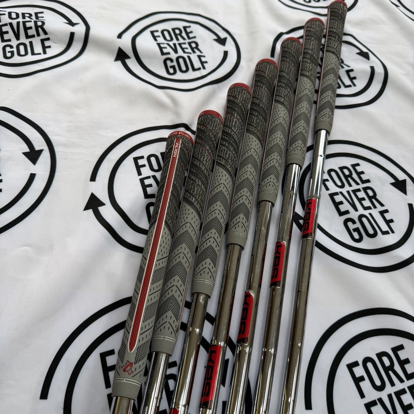 COBRA KING TOUR IRONS / 4 - PW / Mens RH / 120g X-Stiff Flex / V.GOOD USED