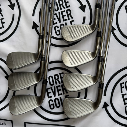 TAYLORMADE SPEEDBLADE IRONS / 4 - PW / Mens RH / 85g Stiff Flex / Reg Flex