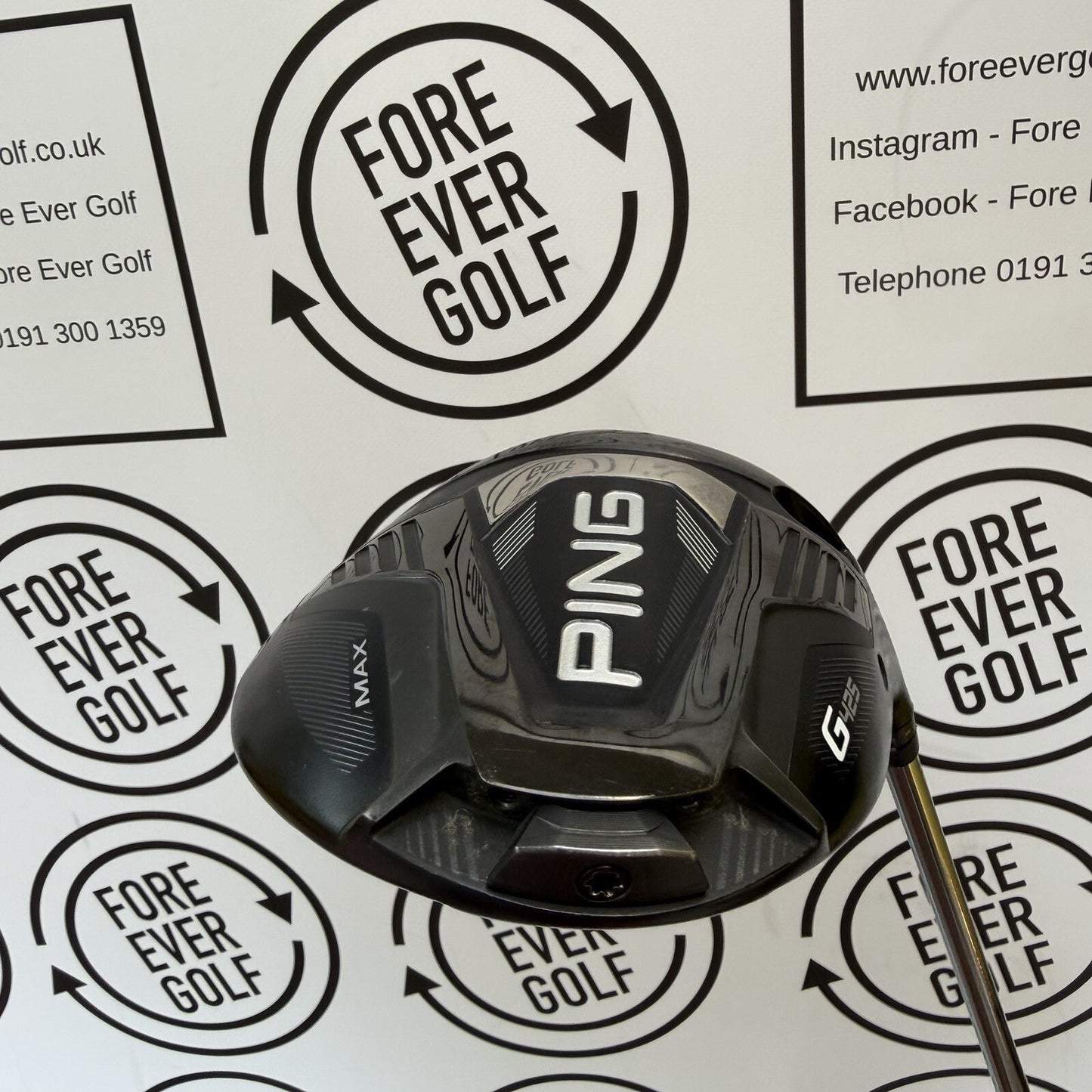 PING G425 MAX DRIVER / 9 Degree / Mens RH / 65g Stiff Flex / V.GOOD USED