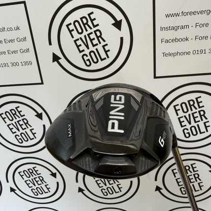 PING G425 MAX DRIVER / 9 Degree / Mens RH / 65g Stiff Flex / V.GOOD USED