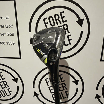 PING G430 4 HYBRID / 22 Degree / Mens RH /  70g Reg Flex / GOOD USED