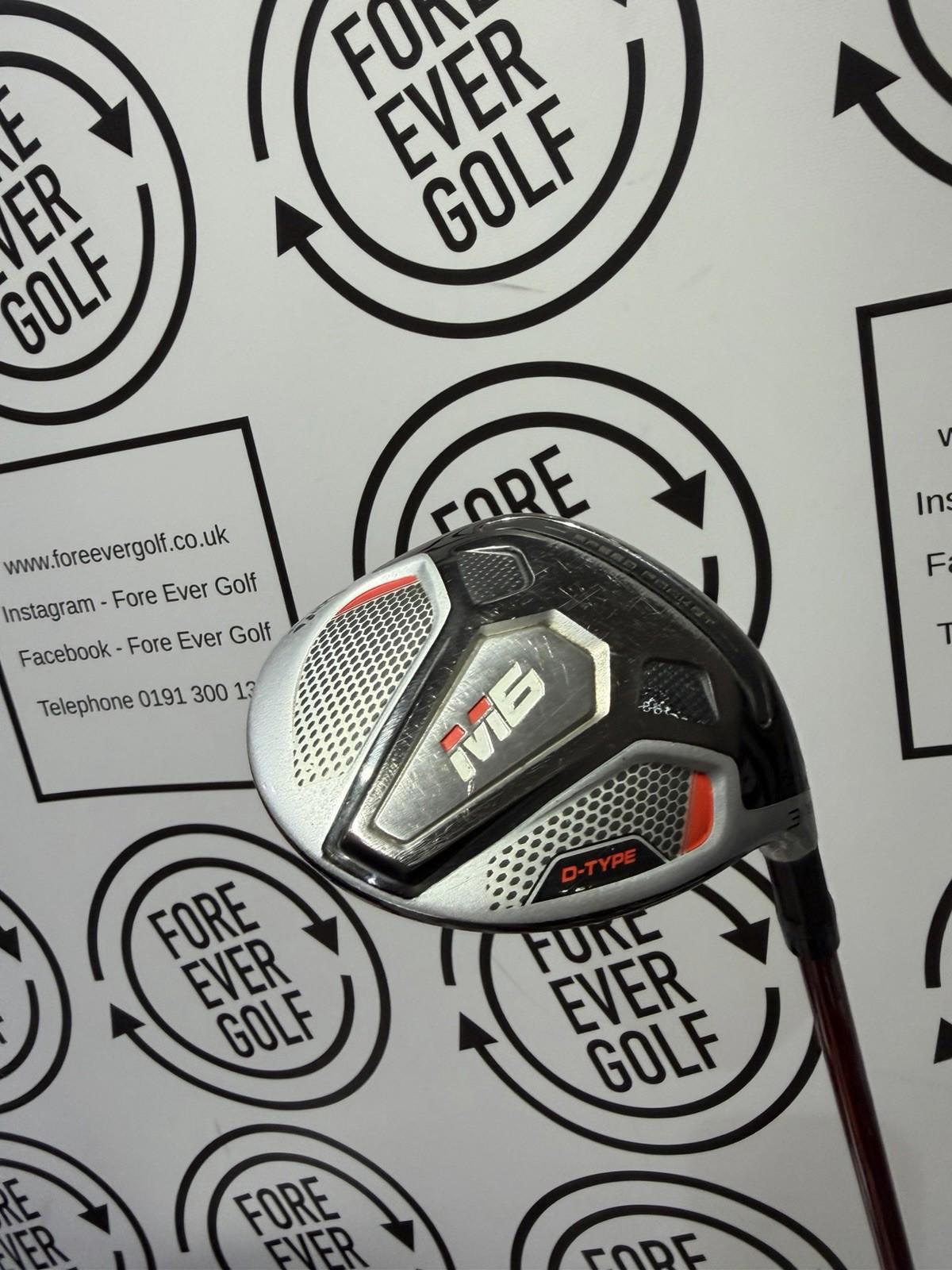 TAYLORMADE M6 D-TYPE 3 WOOD / 16 Degree / RH / 50g Reg Flex / GOOD USED