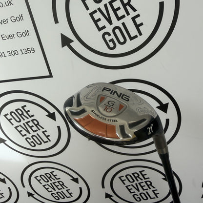 PING G10 4 HYBRID / 21 Deg / Mens RH / Regular Flex / OK USED
