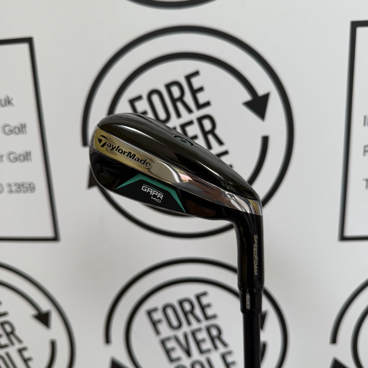 TAYLORMADE GAPR MID 3 HYBRID / Mens RH / 80g Stiff Flex / MINT USED