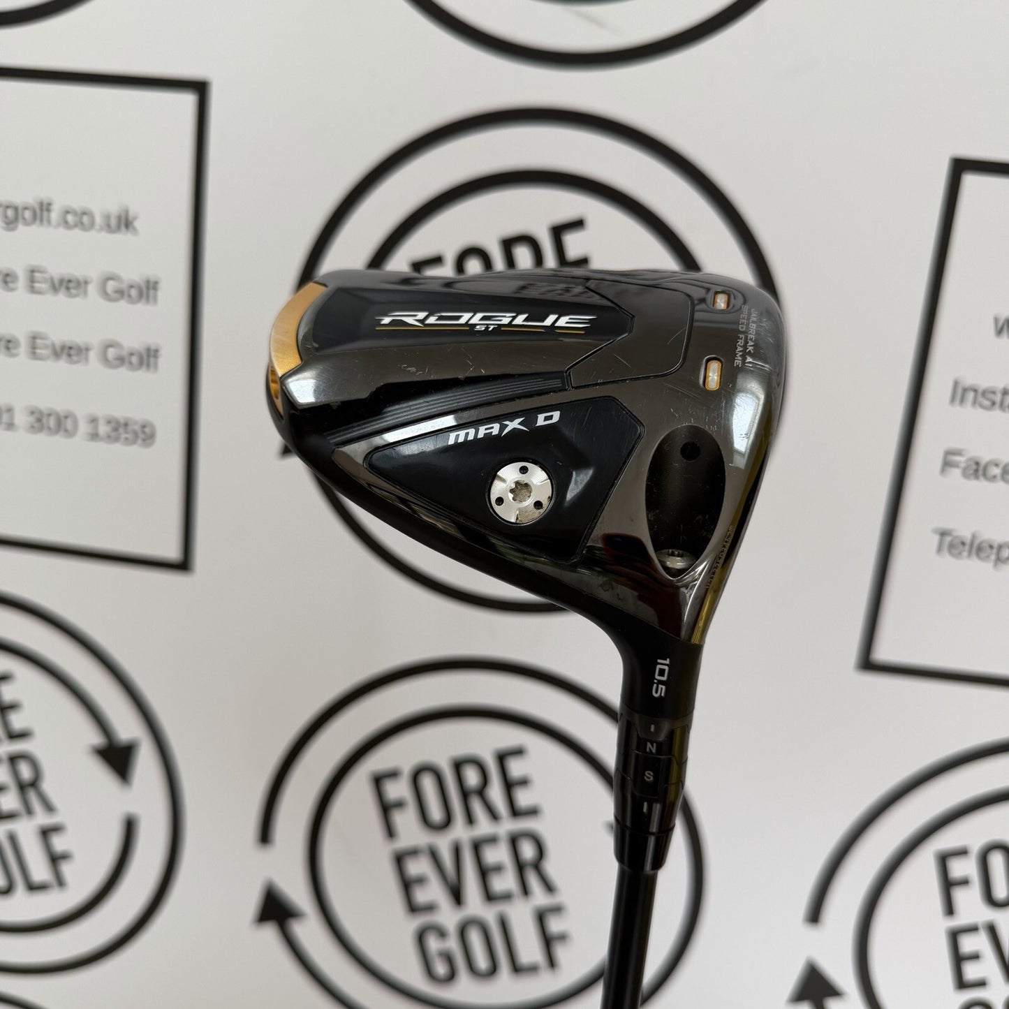 CALLAWAY ROGUE ST MAX-D DRIVER / 10.5 Deg / RH / 50g Reg Flex / V.GOOD USED