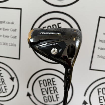 CALLAWAY ROGUE ST MAX-D DRIVER / 10.5 Deg / RH / 50g Reg Flex / V.GOOD USED
