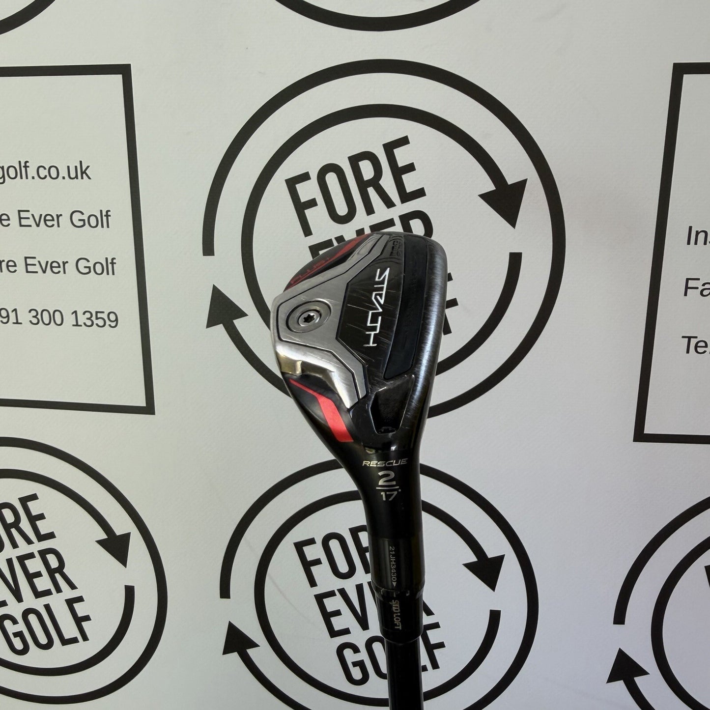 TAYLORMADE STEALTH 2 PLUS+ 2 HYBRID / 17 Deg / 80g Stiff Flex / Mens RH / GOOD