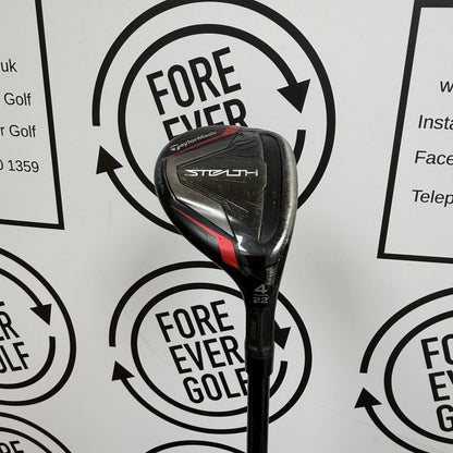 TAYLORMADE STEALTH 4 HYBRID / 22 Deg / RH / 70g Stiff Flex / FAIR USED