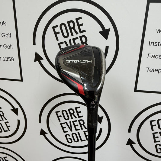 TAYLORMADE STEALTH 4 HYBRID / 22 Deg / RH / 70g Stiff Flex / FAIR USED