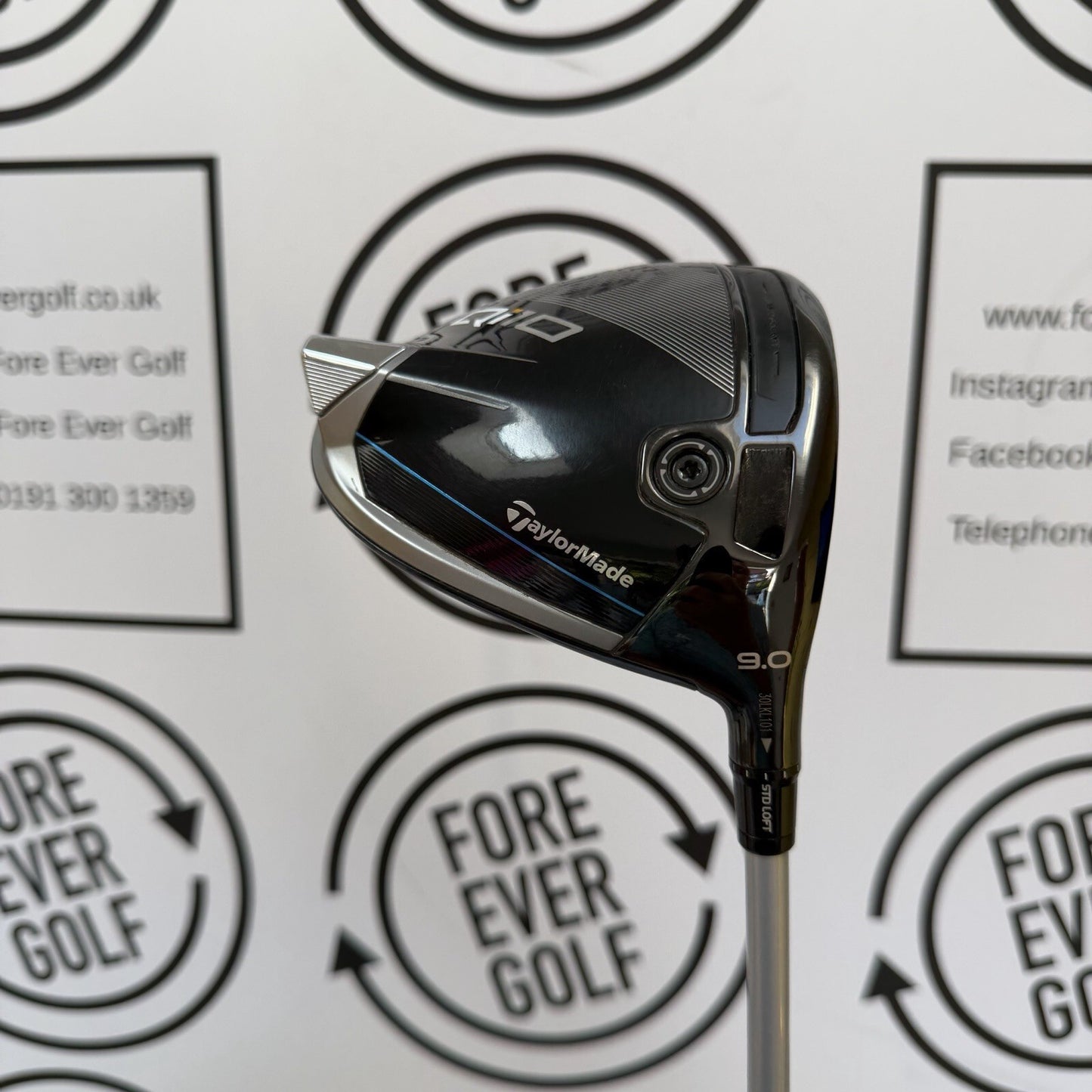 TAYLORMADE Qi10 DRIVER / 9 Deg / RH / OBAN DEVOTION (PURED) 65g Stiff Flex